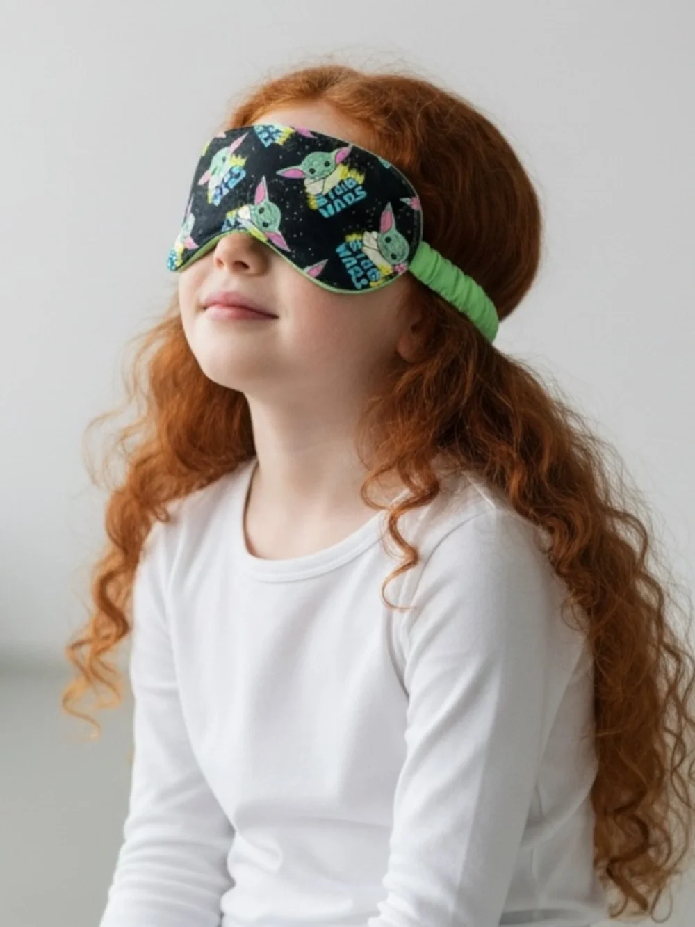 Star Wars Baby Yoda Grogu Print Kids Sleep Mask